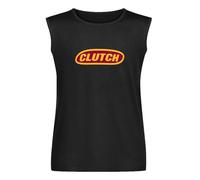 npl Clutch Band Black Men's Vests Tank Tops O-Neck 100% Cotton Undershirts Unisex Sleeveless T-Shirt L