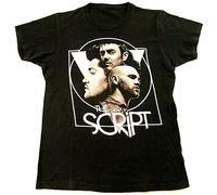 npl The Script Irish Pop Band T Shirt Black M