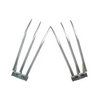 NPLSEO 2PCS Wolve Halloween Cosplay Props, Plastic Wolve Claws Anti-break Claws for Adults, One Pair Wolverine Claws Toys, Cosplay Plastic Toys for Masquerade Costume Party Halloween Decoration