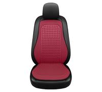 NPLSEO Cooling Seat Covers For Car, Ventilated Cooling Cushion, Car Seat Cushion with Back Support Pillow, Coolings Car Seat Cushions, Breathable Front Seats Air Seats, Ergonomic Lumbar Comfort (Red)