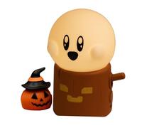 NPLSEO Ghost Night Light for Kids, Kawaii Stump Lamp with Candle Light & Steady on Modes,Flameless Candles Lamp, LED Tea Lights Candles Rechargeable Night Lights,Suitable for Kids lamp Bedroom (A)