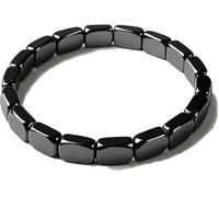 NPLSEO Hematite Bracelet, Hemys Hematite Bracelet for Men, Restore Confidence, Reignites Masculine Energy and Mental Clarity, Grounded And Empowered In Daily Life, Gift for Dad, Husband (1pc)