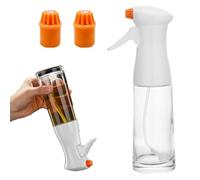 NPLSEO Jamie Oliver Oil Spray, 200ml Glass Olive Oils Sprayer Mister, Olive Oils Spray Bottle, Kitchen Gadgets Accessories for Kitchen Accessories, Widely Suitable for Air Fryer, BBQ, Baking (Black)