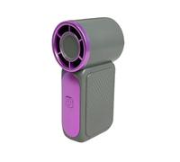 NPLSEO Portable Handheld Mini Fan, 6 Speed High Velocity 16900 RPM, USB Rechargeable Personal Fan with LED Display & Lanyard, Compact Cooling Fan for Travel, Makeup, Office & Outdoor (Black)