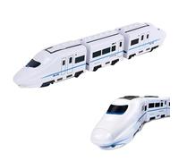 NPLSEO Smart Chain Train Toy, Electric Train Toy with Flashing Lights, Powered Smart Trains Sets For Kids,Battery Powered Simulation Bullet Train Set, Durable Toy Gift for Boys Ages 3+ (3 sections)
