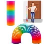 NPLSEO Super Long Rainbow Magic Spring Toys 15cm, Extra Large Sensory Fidget Slinky Toy for Kids Adults, Stress Relief, Birthday Gifts, Party Bag Fillers, Stocking Fillers & Return Gifts (1PCS)