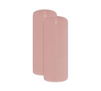 npluseins Double Pack Jersey Neck Roll Cushion Covers - Plain Cushion Cover 1389.1908, dusky pink