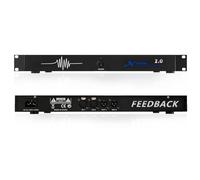 Npmkx Professional Feedback Suppressor, Microphone Anti-Howling Frequency Shifter and Audio Processor, Blue Feedback Eliminator for Performance Stage Conference, 2-in 2-Out