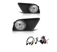 NPNGLCKCVF Fog Lights For Dodge For Charger 2011 2012 2013 2014 Front Bumper Fog Light Assembly Wiring Switch Kit Clear Lens