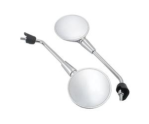 NPNGLCKCVF Motorbike Side Mirrors For Vespa For Primavera 50 2t For Noabs E2-E3 4t-4v 4t-3v 125 4t 3v Motorcycle Rear View Side Mirrors Motorcycle Mirrors