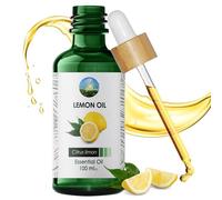 NPOW 100% Pure Natural Lemon Essential Oil for Aromatherapy, Diffusers, Premium Therapeutic Grade for Relaxation, Yoga, Skin Care, Citrus Lemon Oil - 100ml