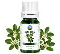 NPOW Amyris Essential Oil 10ml - 100% Pure Essential Oil for Diffuser and Humidifier, Aromatherapy Oil for Sleep, Skin and Massage, Hair & Beard Use, Candle and Soap Fragrance, DIY Perfume Blends