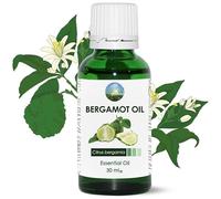 NPOW Bergamot Essential Oil - 30ml, 100% Natural Oils, Pure Essential Oils for Diffuser for Home, Aromatherapy, Candle Making, Soap Making, Skin & Hair Growth, for Bergamot Diffuser and Humidifier