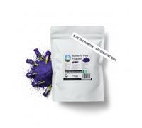 NPOW Blue Tea, Blue Pea Flower Tea, Blue Matcha, Caffeine-Free Blue Pea Flower Tea, Pure Blue Pea Flower Tea, High Antioxidants, Blue Matcha Blue Pea Flower Powder - 75g