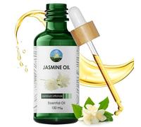 NPOW Jasmine Essential Oils for Skin - 100% Jasmine Oil for Diffuser & Aromatherapy Diffuser, Aroma Oil, Pure Essential Oils for Diffusers for Cleaning, Home Essentials, Hair, Soap Making - 100ml