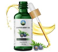 NPOW Juniper Berry Essential Oil for Diffuser - 100% Natural Therapeutic Essential Oils, Aromatherapy & Massage Oil for A Calm Mind, Fresh Fruity Scent - 100ml