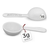 NPOW Measuring Spoons - Tablespoon, Flour Scoop, Spice Spoon, Plastic Scoop, Mini Spoons, Reusable Teaspoon Measuring Scoops for Powder, 3g or 3ml (1 Spoon)