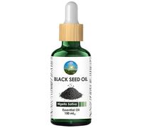 NPOW Pure Black Seed Oil - Organic Cold Pressed, Black Cumin Seed Oil, Essential Oils for Hair Oils, Diffusers, Essential Oil for Skin, Hair Growth Oils - 100ml