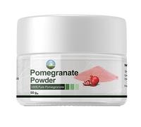 NPOW Pure Pomegranate Powders - 100% Pomegranate Juice Powder for Smoothies, Juices, Baking & Food, Natural Fruit Powder Free from Artificial Flavor & Preservatives, Ideal for Nutritious Drinks- 50g