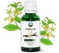 NPOW Pure Vanilla Essential Oils for Skin - 100% Therapeutic Grade, Essential Oils for Diffusers for Home, Vanilla Oil Perfume, Fragrance Oil for Diffuser, Candle Scents for Candle Making - 30ml