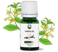 NPOW Pure Vanilla Essential Oils for Skin - 100% Therapeutic Grade, Essential Oils for Diffusers for Home, Vanilla Oil Perfume, Fragrance Oil for Diffuser, Candle Scents for Candle Making - 10ml