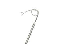 NPQRKJYH 2pcs 12x100mm Tube Heating Element AC110V/220V/380V Single End Cartridge Heater 300W/400W/500W(380V,201SUS 300W 12x100mm)