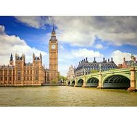 NPRZM 5D Custom Diamond Painting DIY London Bridge and Big Ben Diamond Embroidery Home Wedding Decoration 30x40CM