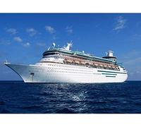 NPRZM DIY 5D Cruise Ship Sea Ocean Full Diamond Painting Cross Stitch Kits Art Scenic 3D Paint by Diamonds 30x40CM