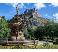 NPRZM DIY 5D Diamond Painting，Edinburgh Castle Edinburgh Scotland，Full Drill Crystal Rhinestone Kits 50x60CM