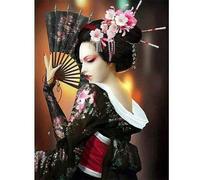 NPRZM DIY 5D Diamond Painting KIT.Geisha Girl.Full Drill Set Mosaic Home Craft Decoration 30x40CM