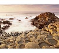 NPRZM Giant's Causeway Seascape Northern Ireland DIY 5D Diamond Painting by Number Unique Kits 30x40cm
