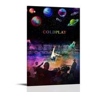 NPSFXC ColdplayWall Art Modern Minimalist Decorative Painting Waterproof Poster Easy to Maintain Living Room Bedroom Background Wall to Enhance Style12x18inch(30x45cm) Frame-style