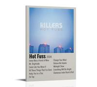 NPSFXC Hot Fuss The KillersWall Art Modern Minimalist Decorative Painting Waterproof Poster Easy to Maintain Living Room Bedroom Background Wall to Enhance Style16x24inch(40x60cm) Frame-style