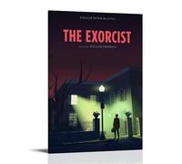 NPSFXC The ExorcistWall Art Modern Minimalist Decorative Painting Waterproof Poster Easy to Maintain Living Room Bedroom Background Wall to Enhance Style12x18inch(30x45cm) Frame-style