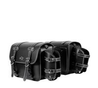 NPUAWI Saddlebags Seat Tail for 2Pcs Motorcycle Saddlebags with Cup Holder Large Capacity PU Leather Rear Side Bags Luggage Storage Bag Panniers