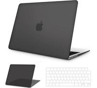NPUOLS Case for MacBook Pro 16 Inch (2026-2021) M5 A3428 A3429/ M4 A3403 A3186/ M3 A2991 / M2 A2780 / M1 A2485 Model, Ultra Thin Hard Protection and Ultra Thin TPU EU Keyboard Cover, Black