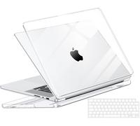 NPUOLS Compatible with MacBook Pro 14 Inch Case 2025-2021 M5 M4 M3 M2 M1 Pro Max A3434 A3112 A3401 A3185 A2992 A2918 A2779 A2442, Hard Shell Cover and Ultra Thin EU Keyboard Cover - Transparent