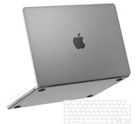 NPUOLS Protective Case for MacBook Air 13.6 Inch 2025 2024 2022 M4 M3 M2 A3240 A3113 A2681, Matte Hard Protection and Ultra Thin TPU EU Keyboard Cover, Matte Grey