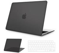 NPUOLS Protective Case for MacBook Pro 14 Inch Case 2024-2021 M4 M3 M2 M1 Pro Max A3112 A3401 A3185 A2992 A2918 A2779 A2442, Thin Matte Hard Shell Cover and Ultra Thin TPU EU Keyboard Cover - Black