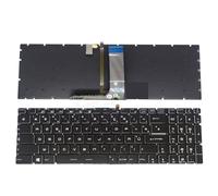 NPUOZHT German Italian French for AZERTY Laptop Keyboards Backlit Keyboard for MSI GS60 GS70 GL62 GL62M GT72 V143422GK1 IT White Backlight Easy to replace(French Backlit)