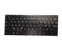 NPUOZHT Laptop Keyboard For Thomson NEOX13C NEOX13C-4RD32N NEOX13C-4BK32N NEOX13C-4SL32N NEOX13C-4GO32N France FR Without Frame Easy to replace(NEOX13C-4SL32N)
