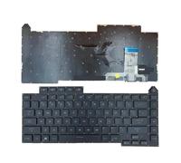 NPUOZHT US Latin Pre-key Backlit Keyboard for Asus for ROG 5R Plus G513, for Strix for SCAR 15 G533 G513Q G533Q G513QY G513QM V202861A EU 481JLA00 Easy to replace(US Pre-Key RGB)