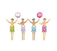 NPW Drinking Buddies Hunky Cake Topper 4 Piece Set- Ideal for Birthday & Bachelorette Party Cake or Cupcake Decoration, Fun Party Decor Accessories
