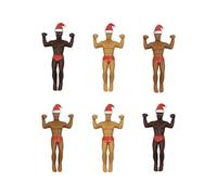 NPW Santa Buddies Drink Markers, Wine Glass Charms, Holiday Office Party, Christmas Family Get Together, Novelty Drinkware, White Elephant Gift and More, Christmas Decorations