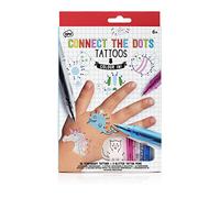NPW USA Connect-The-Dots Temporary Tattoos, 26-Count