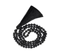 NPXUAMTJ Beads Necklace Natural Stones Necklace Tassels Necklace Elegant Prayer Beads Rosary Necklace for Mindfulness Practices