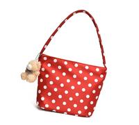 NPXUAMTJ Elegant Oxford Underarm Bag Casual Shoulder Bags Bucket Handbag For Practical Use By Students And Office Workers Korean Fabric Cloth Bag