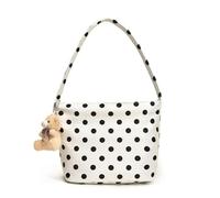 NPXUAMTJ Elegant Oxford Underarm Bag Casual Shoulder Bags Bucket Handbag For Practical Use By Students And Office Workers Korean Fabric Cloth Bag