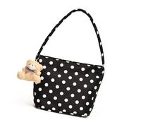 NPXUAMTJ Elegant Oxford Underarm Bag Casual Shoulder Bags Bucket Handbag For Practical Use By Students And Office Workers Korean Fabric Cloth Bag