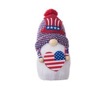 NPXUAMTJ Independences Day Striped Star Standing Dwarfs Facelesses Doll Scandinavians Tomtes Desktops Christmas Decorations